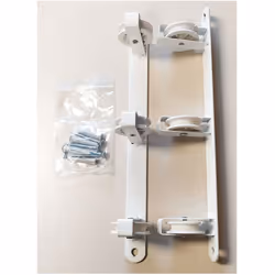 Porte-Vêtements Mural Basic Avec 3 Poulies Blanc 37x5x5cm. Simple Mais Très Pratique À Monter À Côté Du Plafond, En Profitant ...