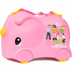 Valise enfant - MOLTO - Smiler - Rigide - Roller - Rose