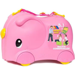 Valise enfant - MOLTO - Smiler - Rigide - Roller - Rose