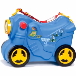 Valise pour enfants - MOLTO - Smiler - Coque rigide - Roller - Bleu