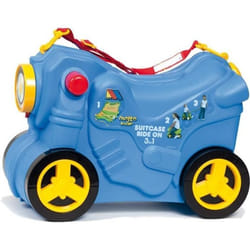 Valise pour enfants - MOLTO - Smiler - Coque rigide - Roller - Bleu