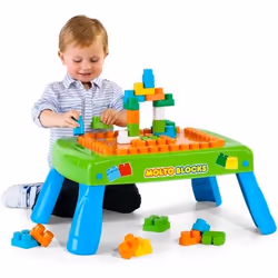 Table dapprentissage - Molto - Blocks - 20 pièces - Vert - A partir de 3 ans