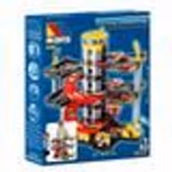 Garage à jouets pour enfants - MOLTO - 5 étages - Ascenseur Lave-auto Graisseur Station-service