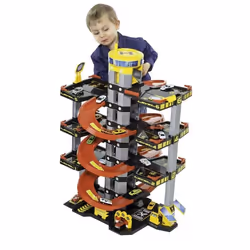 Garage pour enfants - Molto - 7 étages - Ascenseur - Lave-auto - Accessoires inclus