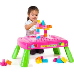 Table de jeu - Non spécifié - Modèle Rose - 20 pièces - Pliable - Pour enfants à partir de 3 ans