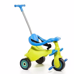 Tricycle - Molto - Urban trike II City 5 en 1 - Vert - 18 mois à 4 ans - Léger et résistant