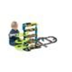 Garage pour enfants - MONDO - Molto 3 étages + Rails - 5 voitures - 5 pistes - Mixte