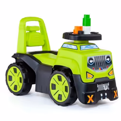 Trotteur 3 en 1 Suv + Jeu de blocs - MOLTO - Camion autoporté - Evolutif - Effets sonores - Piles fournies