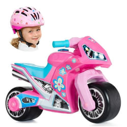 Moto Molto Cross Premium Rose pour Enfant avec Casque MLT - MOLTO - A pédales - 2 roues