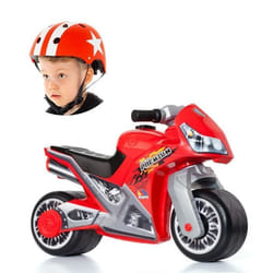 Moto autoportée - MOLTO - Cross Premium - Rouge - Casque Star inclus - 2 roues