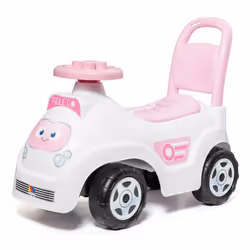 Porteur 2 en 1 - Moltó - RIBLIE GO - Rose - 10 blocs - Ergonomique et sécurisé