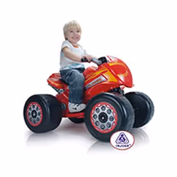 Injusa VTT Quad 6V flammes