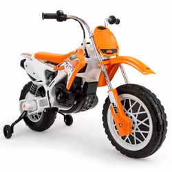 Injusa Scooter électrique pour Enfants Cross KTM SX Orange 12 V