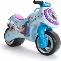 Porteur moto Neox Frozen - INJUSA - 2 roues - Bleu - Pour enfant de 18 mois et plus
