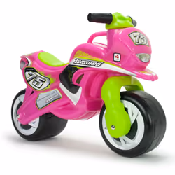 Injusa Motocyclette sans pédales Tundra Tornado Rose