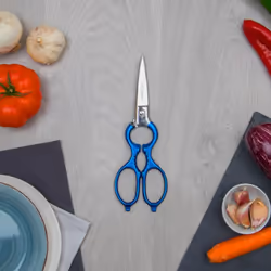 3 Claveles 00401 ciseau de cuisine 200 mm Bleu, Acier inoxydable Universel