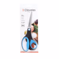3 Claveles 00440 ciseau de cuisine 200 mm Noir, Bleu, Acier inoxydable Universel