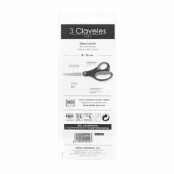 3 Claveles 00440 ciseau de cuisine 200 mm Noir, Bleu, Acier inoxydable Universel