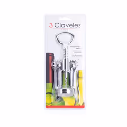 3 Claveles Tiroles Tire-bouchon à ailettes Acier inoxydable
