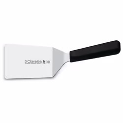 3 Claveles 01240, Spatules et raclettes de cuisine, Noir, Acier inoxydable, Polypropylène, Acier inoxydable, Noir, 90 mm, 110 ...