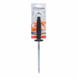 3 Claveles 01600 Fusil d’aiguisage Noir, Acier inoxydable