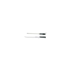3 Claveles - Coffret couteau à jambon et fusil à aiguiser professionnel 01700