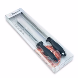 3 Claveles 01721, Couteau à trancher, 25 cm, Acier inoxydable, 2 pièce(s)