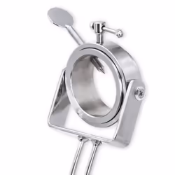 3 Claveles Folding Rotating Ham Holder Acier inoxydable, Bois Bambou, Métal