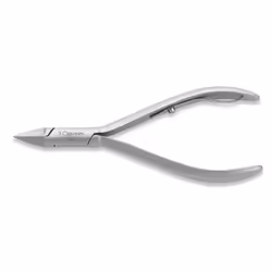 3 Claveles 12160, Coupe-ongles de pédicure, Acier inoxydable, Plat, Acier satin, Acier au carbone, 115 mm