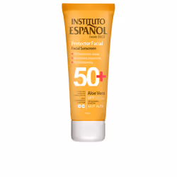 Crème solaire visage à l’Aloe Vera en tube Spf 50+