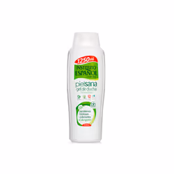 Instituto Español Piel Sana, Gel douche, 1250 ml, Unisexe, Corps, Anti-bactérien, Hydratant, Hydratant, Bouteille