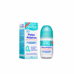 Instituto Español Pieles Atópicas, Femmes, Déodorant, Déodorant roll-on, Bouteille, 75 ml, Peau à problème, Peau sensible