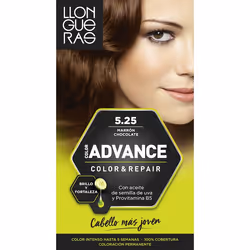 Llongueras Color Advance 5.25 Brown Chocolate, Marron, Brown Chocolate, Femmes, Tous types de cheveux, Maintien de la couleur ...
