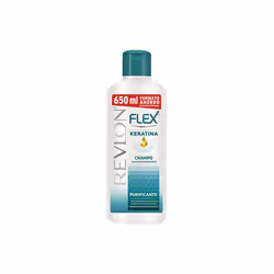 Revlon - Shampoing Purifiant Flex Keratina - Cheveux Gras 650 ml -