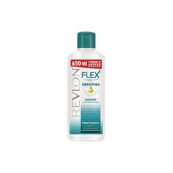 Revlon - Shampoing Purifiant Flex Keratina - Cheveux Gras 650 ml -