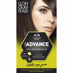 Llongueras Color Advance 4.15 Iced Chocolate, Marron, Iced Chocolate, Femmes, Tous types de cheveux, Maintien de la couleur,  ...