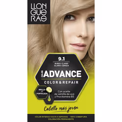 Llongueras Color Advance 9.1 Very Light Ash Blonde, Blonde, Very Light Ash Blonde, Femmes, Tous types de cheveux, Maintien de ...