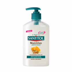 AC Marca Savon Antibactérien Nourrissant Lait d'amande &amp; Gelée royale 250 ml, Mains, Savon liquide, Flacon pompe, Nourris ...