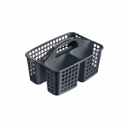 Pratique pour garder tous vos produits de nettoyage. Avec 3 compartiments et une poignée. Très résistant.