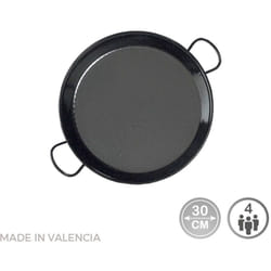 EDM - Poêle à paella traditionnelle émaillée ø30cm (4 personnes). vaello