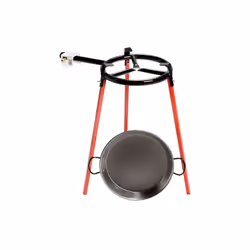 LA VALENCIANA - Set réchaud D : 30 cm 3 pieds + plat à paëlla D : 42 cm