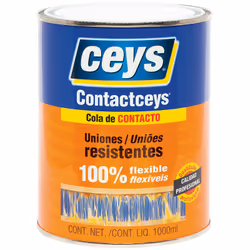 Ceys Contactceys Pot 1l. Colle Contact À Base De Néoprène, Très Polyvalente Et À Usage Général Pour Joindre Une Multitude De  ...