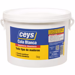 Ceys Colle Blanche Bois Pot 5kg. Colle D'acétate De Polyvinyle Spécialement Appropriée Pour Le Collage De Tous Les Types De B ...