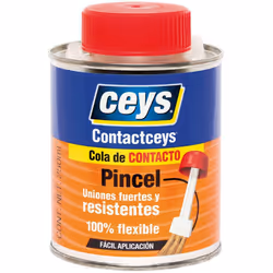 Ceys Contactceys Brosse 250ml. Colle Contact À Base De Néoprène, Très Polyvalente Et À Usage Général Pour Joindre Une Multitu ...