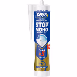 CEYS 505546, 280 ml, Produit d'étanchéité au silicone, Adapté à une utilisation à l'intérieur, Transparent, 1 pièce(s)