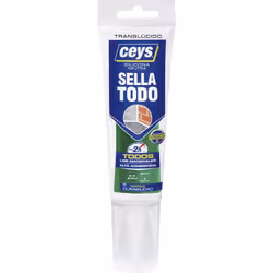 CEYS 505559, 125 ml, Produit d'étanchéité au silicone, Adapté à une utilisation à l'intérieur, Adapté à une utilisation extér ...