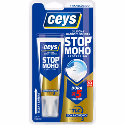 CEYS 505584, 50 ml, Produit d'étanchéité au silicone, Adapté à une utilisation à l'intérieur, Translucide