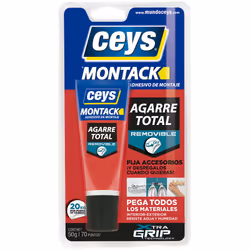 Plaquette Amovible Ceys Montack 50g. Mastics Adhésifs Pour Coller Et Fixer Tous Les Matériaux. Remplace Les Clous, Vis Et Che ...