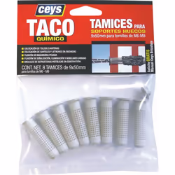 description La cheville bi-composant Ceys Chemical Polyester assure un ancrage extrêmement résistant sur des supports creux,  ...
