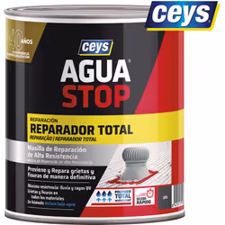 Aguastop total reparation 1kg gris. Produits pour les réparations d'urgence et permanentes solutions d'efficacité totale appl ...